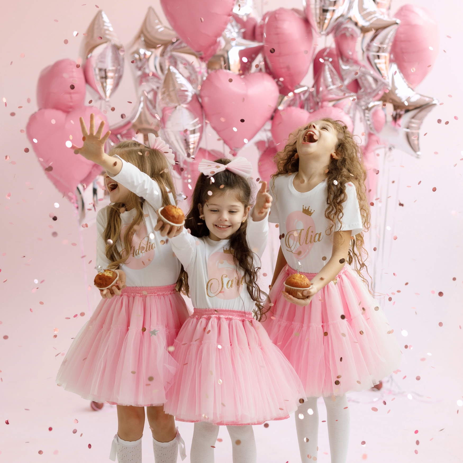 Set “Little Birthday Princess” 🌸 Ținută personalizată cu vârsta aniversară - Image 3